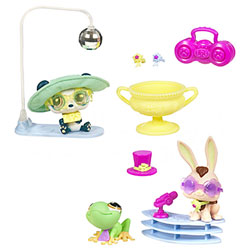 3 Petshop avec accessoires : Les Nouveaux Talents