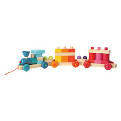 Train cubes géant color