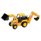 Tractopelle de chantier