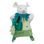 Doudou Marionnette Souris Verte
