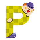 Lettre clown P