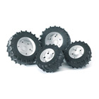 Roues jantes blanches pour tracteurs série 3000
