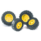 Roues jantes jaunes pour tracteurs série 3000