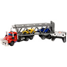 Camion filoguidé avec 2 voitures