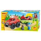 4X4 forestier avec remorque