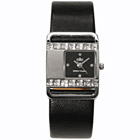 Montre carrée noire