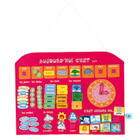 Calendrier avec horloge rose