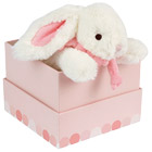 Coffret Lapin Bonbon Rose 20 cm