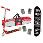 Patinette, skate et protections