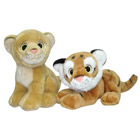 Peluche bébé fauve