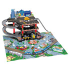 Playset garage et véhicules