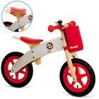 Draisienne en Bois Rouge Bikloon Racing