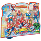 4 tampons figurines Spiderman