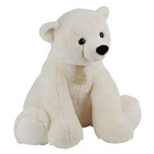 Histoire d'Ours-Peluche Ours polaire assis 34cm