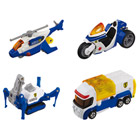 Coffret 4 véhicules Police Tomica