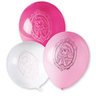 6 Ballons imprimés Princesse