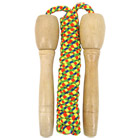 Corde à sauter en bois