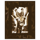 Scraper Or ! Girafe avec frise