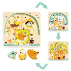 Puzzle bois 3 niveaux "Cabane dans les arbres"