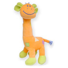 Girafe Orange Brodée 75cm