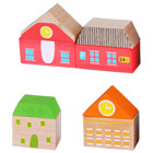 Set bâtiments ville bois