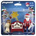 4889-Père Noël Et Petit Ange