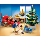 4892-Salon Avec D0écorations De Noël