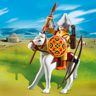 4926-Oeuf Guerrier Mongol à cheval