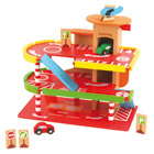 Garage en bois + véhicules