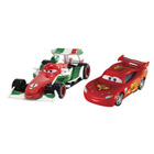 Cars 2 Francesco Bernouilli et Flash Mc Queen