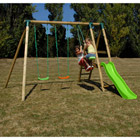 Portique bois SKAPPY + Jeu de croquet 4 joueurs