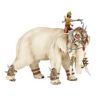 Elephant de combat avec Cornac