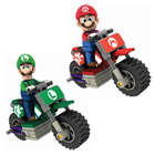 Maquette K' Nex Figurine Mario / Luigi  et sa moto 