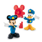Figurine Mickey et Donald policier
