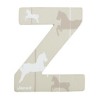 Lettre décorative en bois -Z