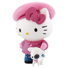 Figurine Hello Kitty et son chien