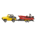 Jeep Wangler avec Bateau