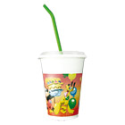 12 gobelets et pailles Mickey