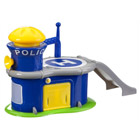 Station de police avec un véhicule