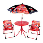 Table + Chaises + parasol Cars