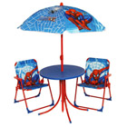 Table + Chaises + Parasol Spiderman