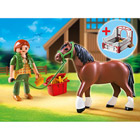 5108-Cheval et Palefrenière 