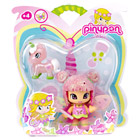 Pinypon Fée Pailletée Rose et sa Licorne Rose