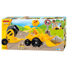 Bulldozer + Bétonnière