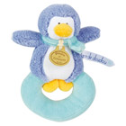 Hochet Pingouin Bleu Turquoise