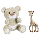 Set Gabin l'Ours et Sophie la Girafe