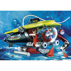 4909-Bateau de plongée avec moteur submersible