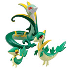 Pokémon Pack Evolution 3 mini figurines Snivy, Servine et Serperior