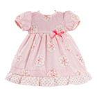 Robe Rose & Ballerines pour Poupon 36 cm