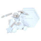 Doudou et cie - Lapin Céleste Pantin plat